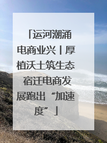 运河潮涌 电商业兴丨厚植沃土筑生态 宿迁电商发展跑出“加速度”
