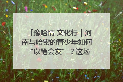 豫哈情 文化行｜河南与哈密的青少年如何 “以笔会友”？这场书画展藏着答案