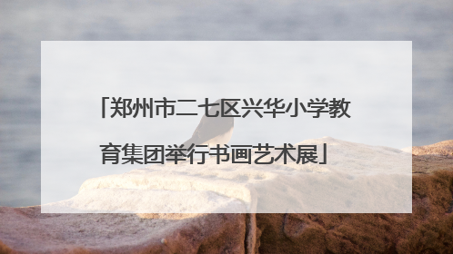 郑州市二七区兴华小学教育集团举行书画艺术展