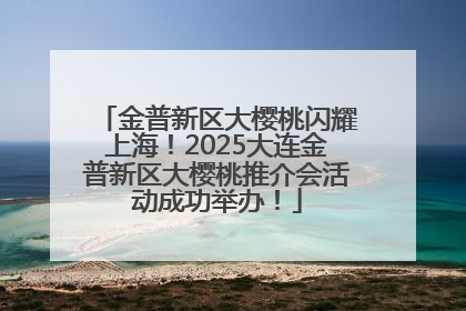 金普新区大樱桃闪耀上海！2025大连金普新区大樱桃推介会活动成功举办！