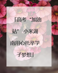 高考“加油站” 小米湖南用心托举学子梦想