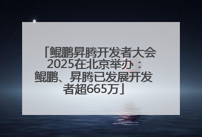 鲲鹏昇腾开发者大会2025在北京举办：鲲鹏、昇腾已发展开发者超665万
