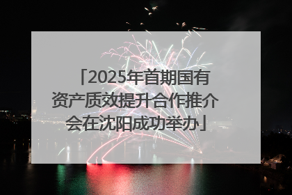 2025年首期国有资产质效提升合作推介会在沈阳成功举办