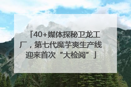 40+媒体探秘卫龙工厂，第七代魔芋爽生产线迎来首次“大检阅”