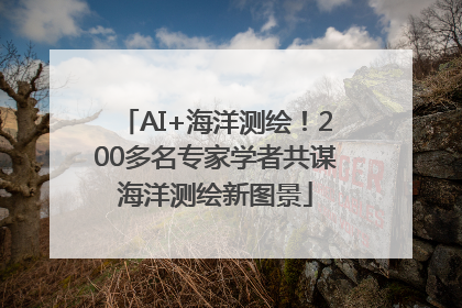 AI+海洋测绘！200多名专家学者共谋海洋测绘新图景